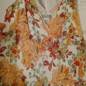 Uniform by John Paul Richard sleeveless blouse