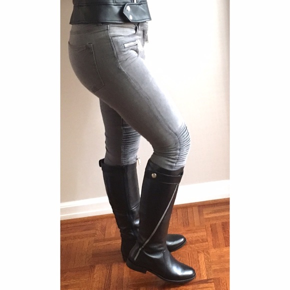 FINAL CLEARANCE‼️Steve Madden Leather Riding Boots - Picture 2 of 4