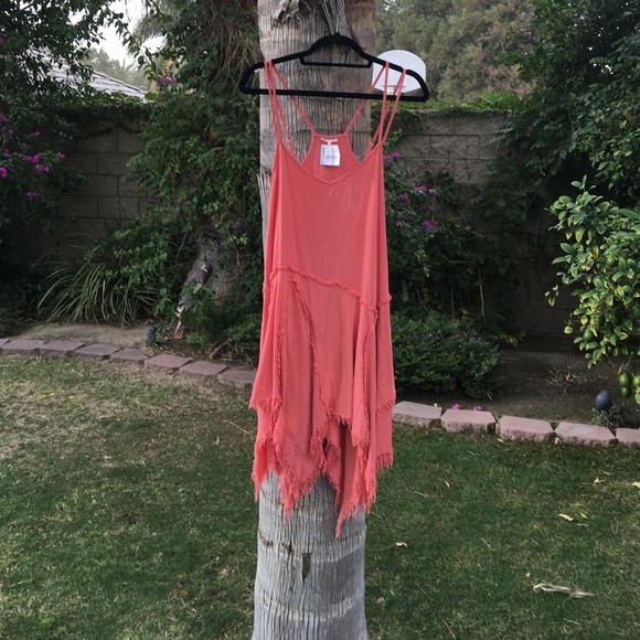 Free People tattered slip dress New with tag