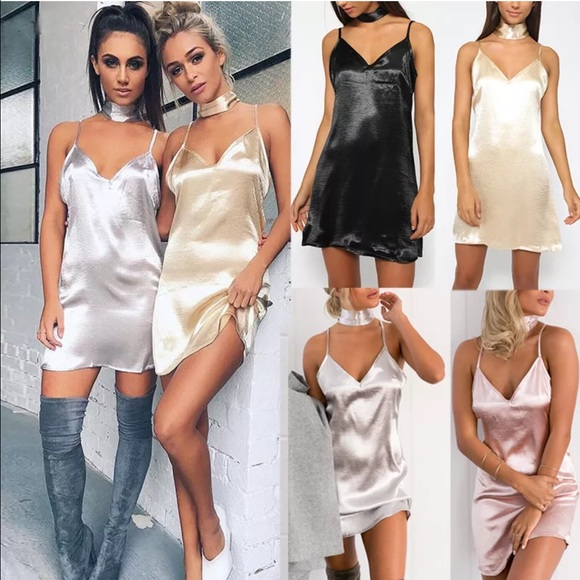 LIGHT PINK SILK DRESS!! - Picture 2 of 4