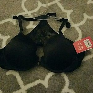 Lace razor back bra