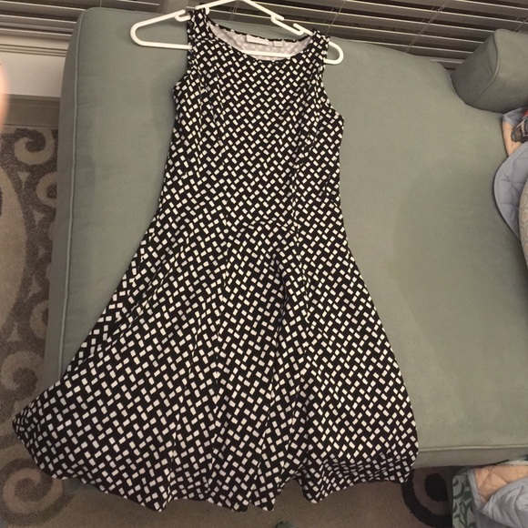 Black and white dress
