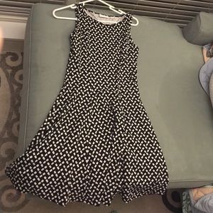 Black and white dress