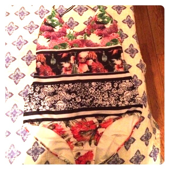 Open back Clover Canyon swim one piece