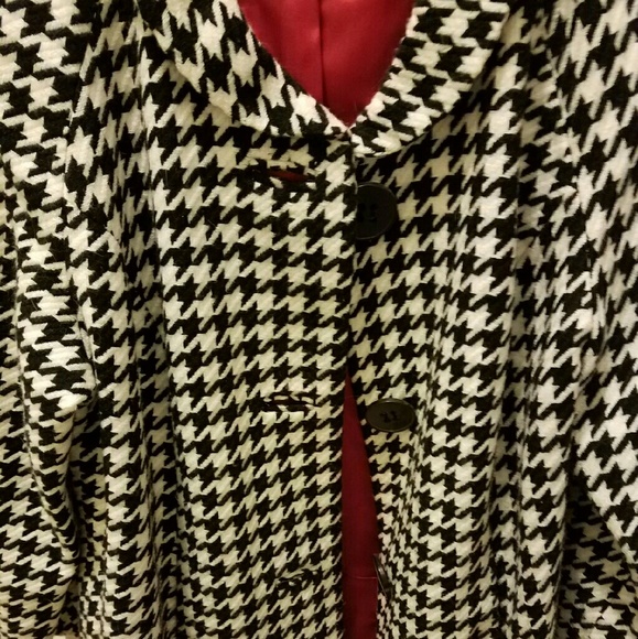 Lane Bryant Hounds tooth Coat