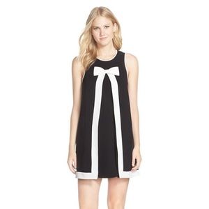 CeCe By Cynthia Steffe Mod Bow-Adorned Shift Dress