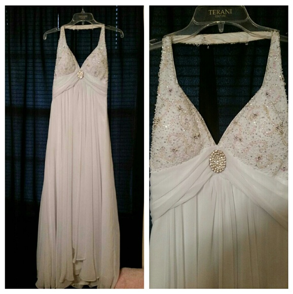 Pageant/Prom Long White Gown