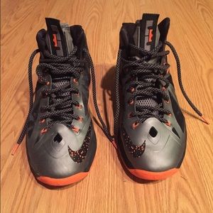Lebron X 10 lava