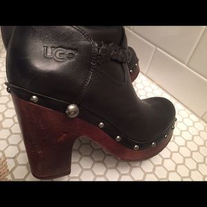 Ugg Heeled Clog Boots