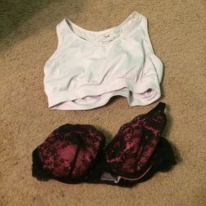 Two bras