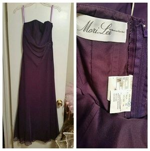 Floor Length Purple Dress