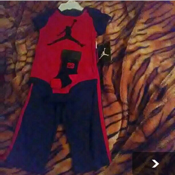 Infant jordans three piece combo