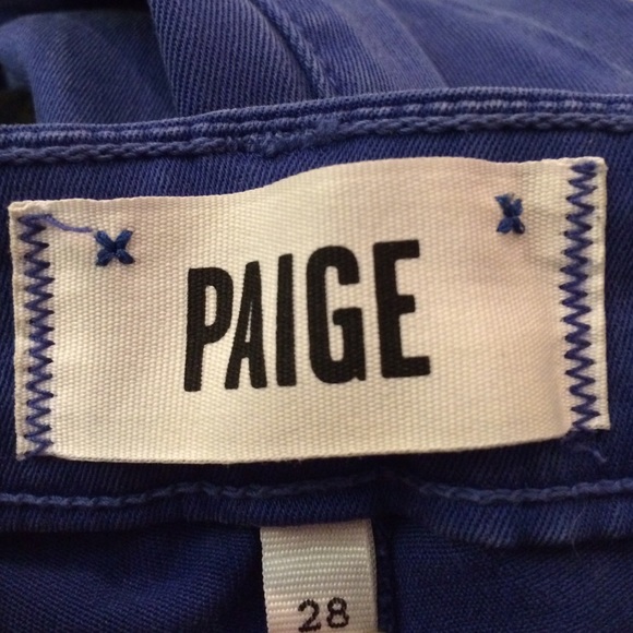 PAIGE blue skinny jeans