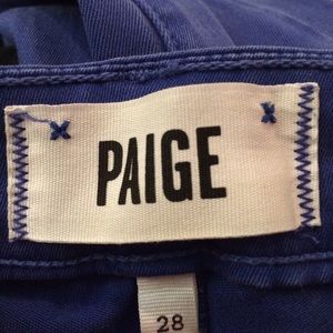 PAIGE blue skinny jeans