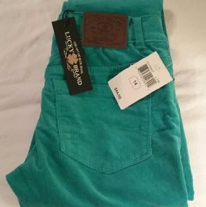 Lucky brand new corduroy pants for girls