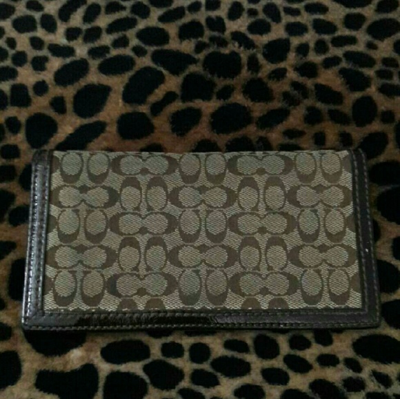 Coach checkbook wallet insert
