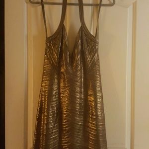 BCBG Gold dress