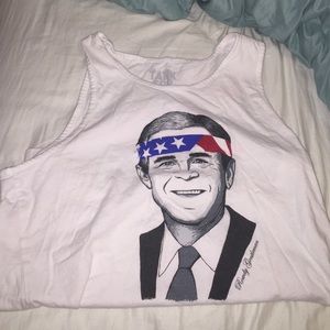 George Bush tank top