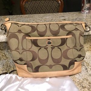 Tan Coach Bag