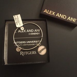 Alex and Ani Silver Rutgers Bracelet
