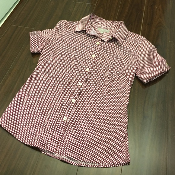 Banana Republic Short Sleeve Button Down Shirt