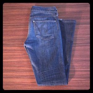 Citizens of Humanity Blue Dita Jeans Petite Boot