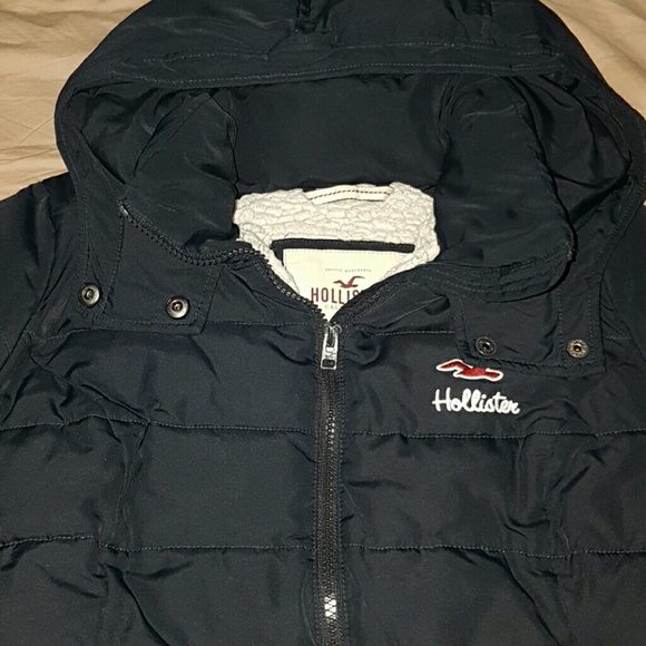 Navy blue Hollister Jacket