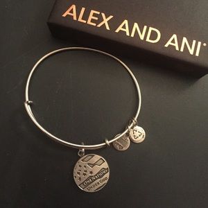 Alex & Ani American Flag "One Nation Under God"
