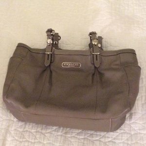 Coach grey shoulder bag