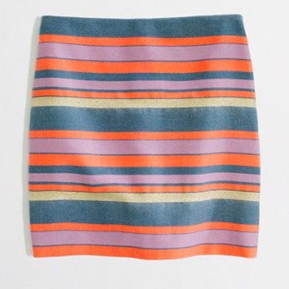 J. Crew Dresses & Skirts - ❤️SALE J. CREW Striped Mini Skirt Size:4 LIKE NEW