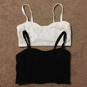 Two small bralettes