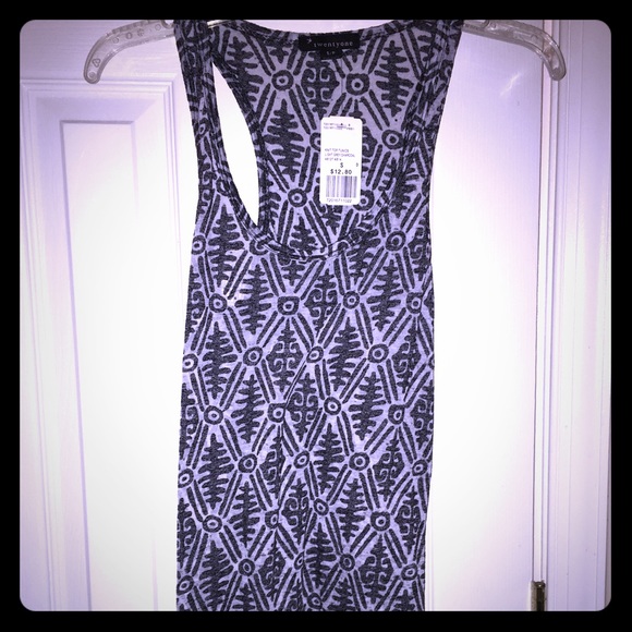 Light grey/charcoal tunic tank! NWT