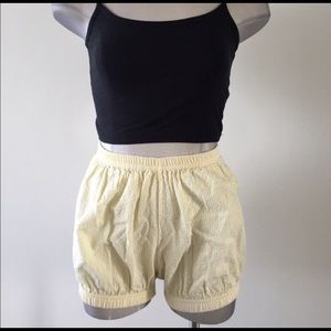 American Apparel seersucker bloomer shorts