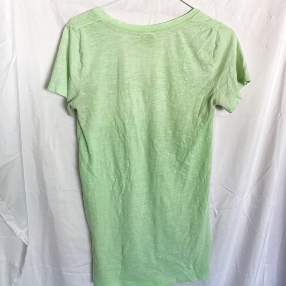 VICTORIAS SECRET PINK Green T-Shirt - Picture 2 of 3