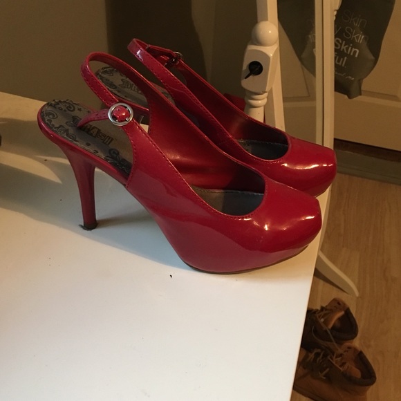 Red Small Heels
