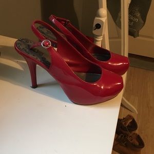 Red Small Heels