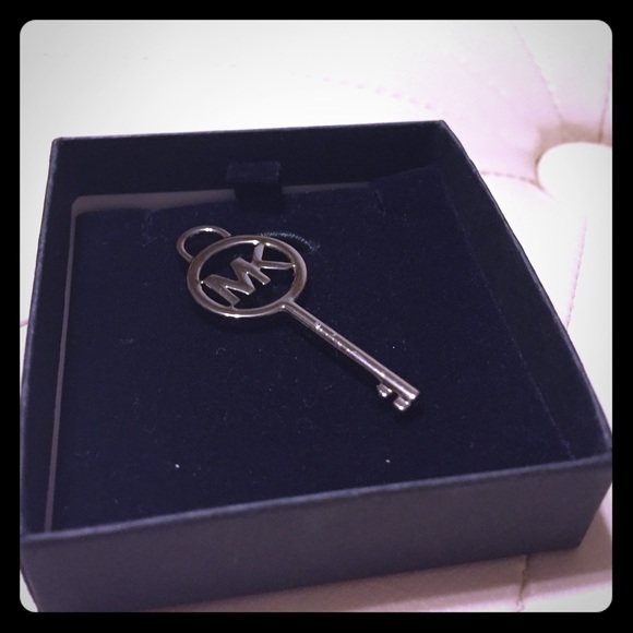 Michael Kors Black Key Necklace Pendant