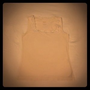Small cream colored tank top