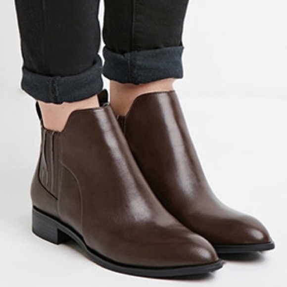 Brown Chelsea boots