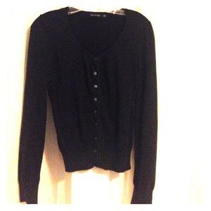 Black cardigan
