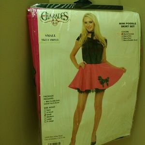 Charades Halloween costume poodle skirt