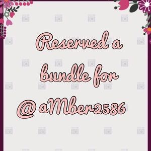 Reserved for @amber2586