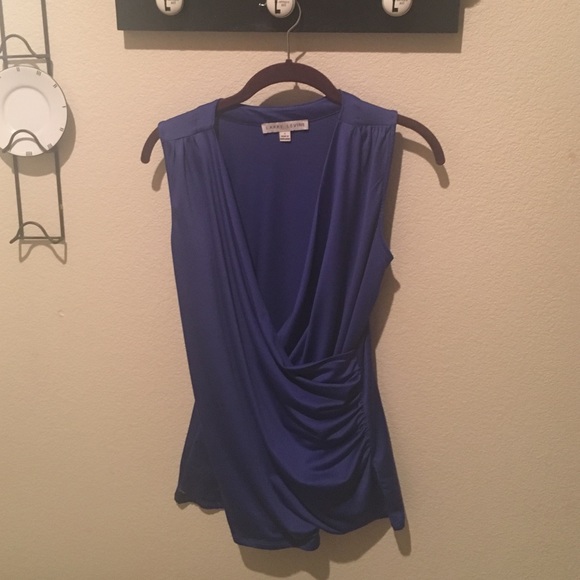 Larry Levine blue shirt