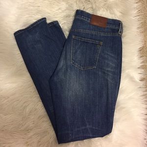 Madewell boyfriend jean: size 27