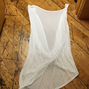 Asymmetrical Cross Drape Yoga Top. New Without Tag