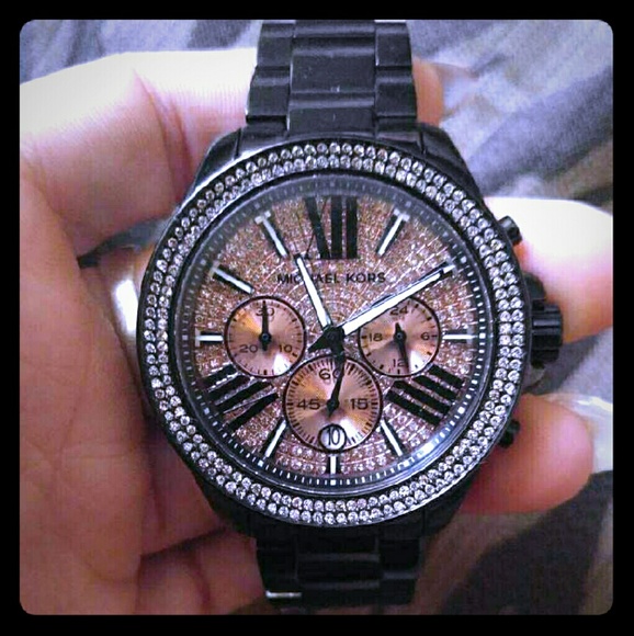 Michael Kors Black watch - Picture 1 of 4