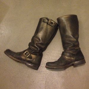 frye for coach metallic Veronica boots
