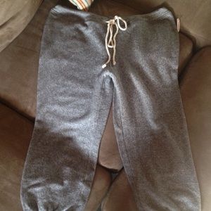 Cropped sweat pants