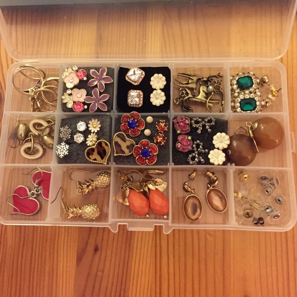 Lot of earnings and rings forever21 h&m