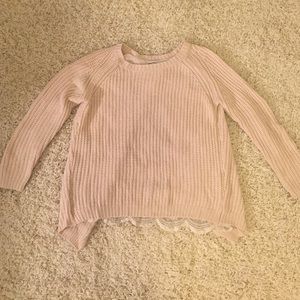 Light Pink Knit Sweater